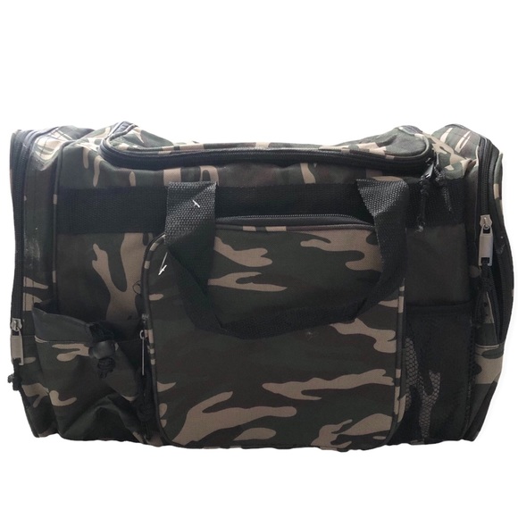 Handbags - Dig Camouflaged Weekender Duffle Bag With Adjustable Detachable Shoulder Strap